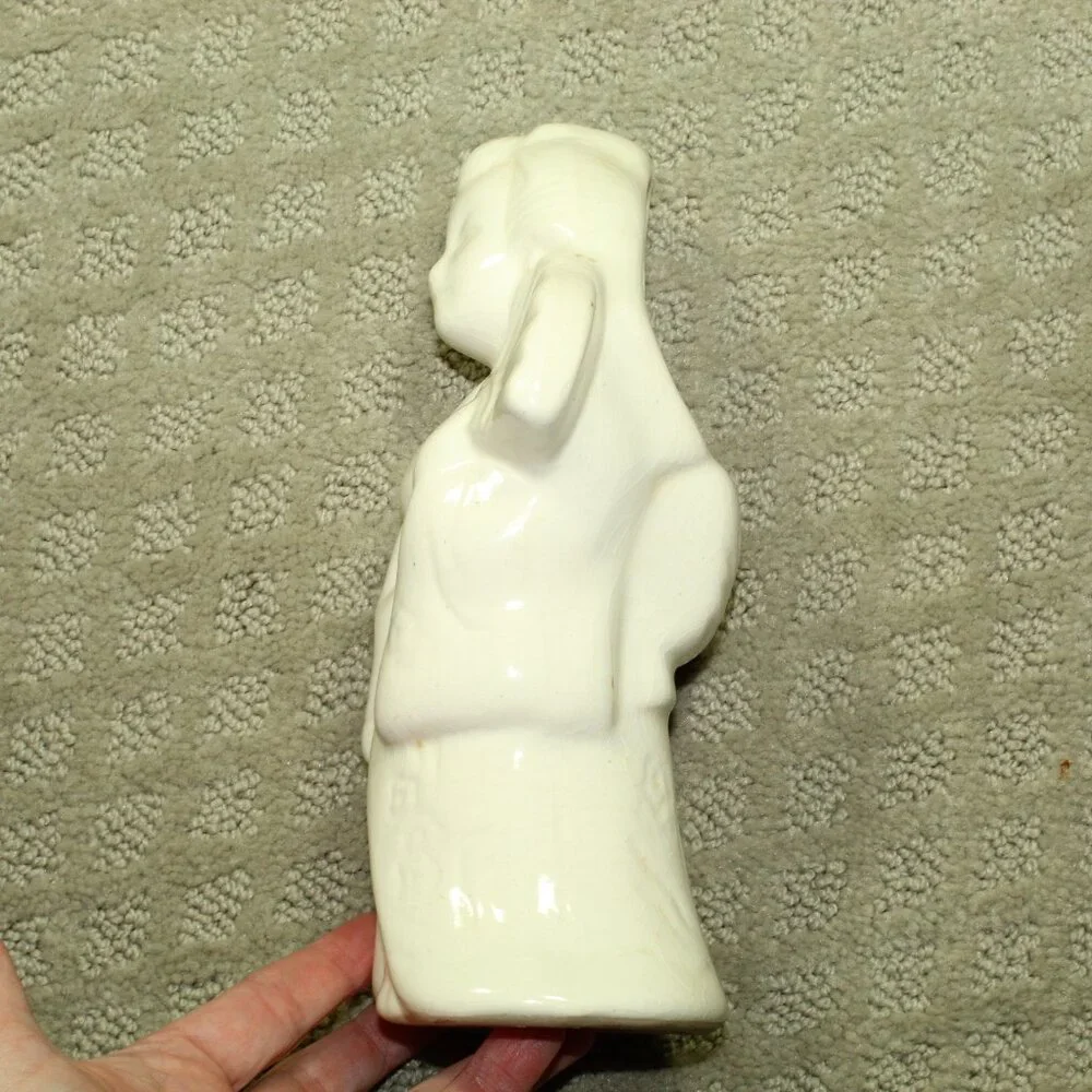 Vintage Benihana Ceramic Solid White Geisha Girl Tiki Mug Cocktail Kimono Tokyo